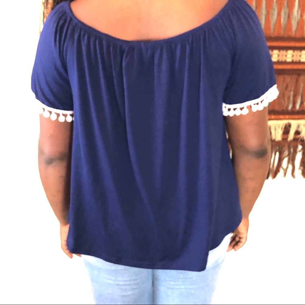 Mofavor off shoulder top
